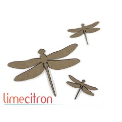 Chipboard - Dragonflies
